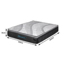 Pocket Spring Mattress Cool Gel Memory Foam  Euro Top Medium Soft 30CM - KING Dreamz
