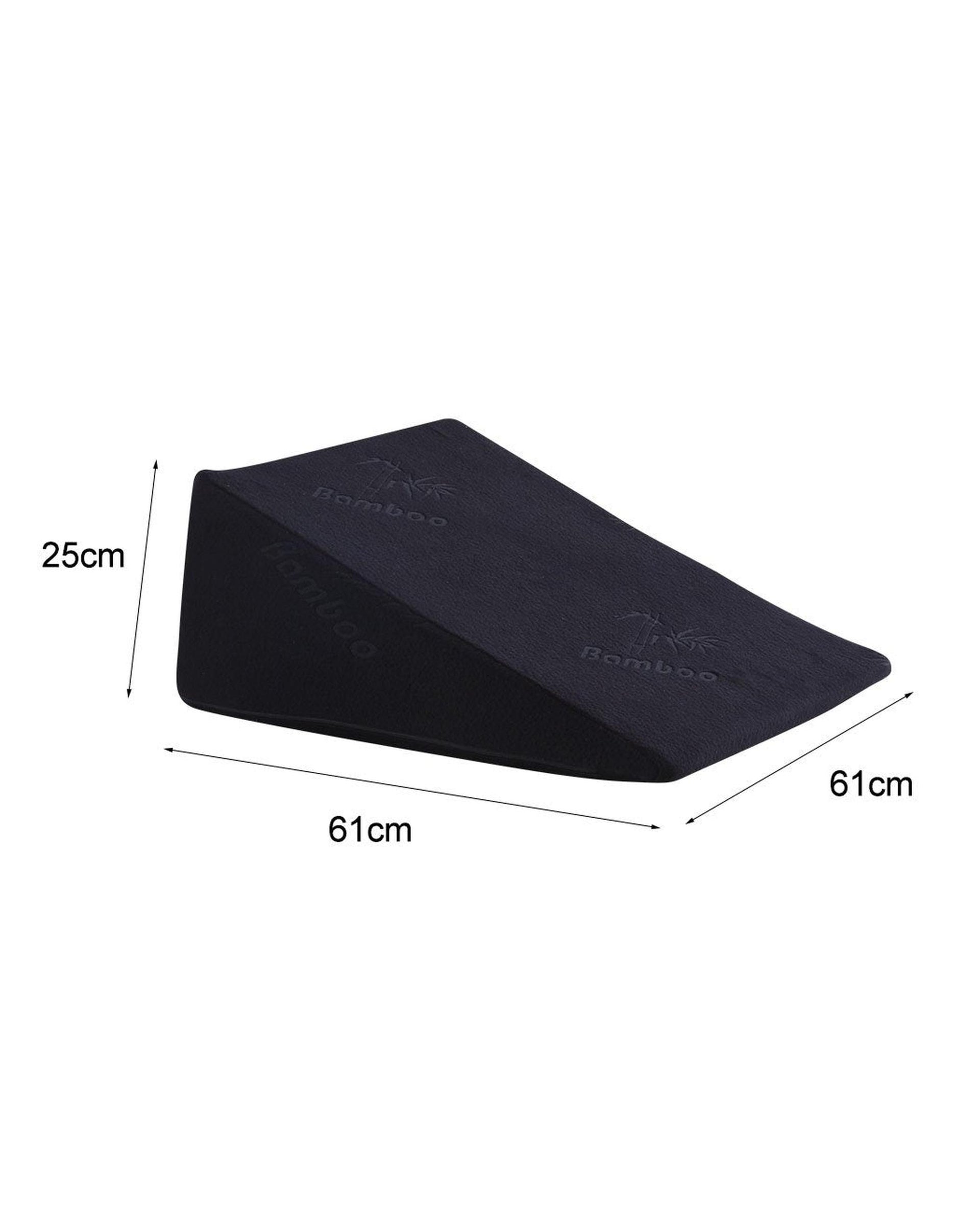 Cool Gel Memory Foam Bed Wedge Pillow Cushion Neck Back Support Sleep with Cover Dreamz