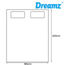 Bamboo Pillowtop Mattress Topper Protector Waterproof Cool Cover King Dreamz