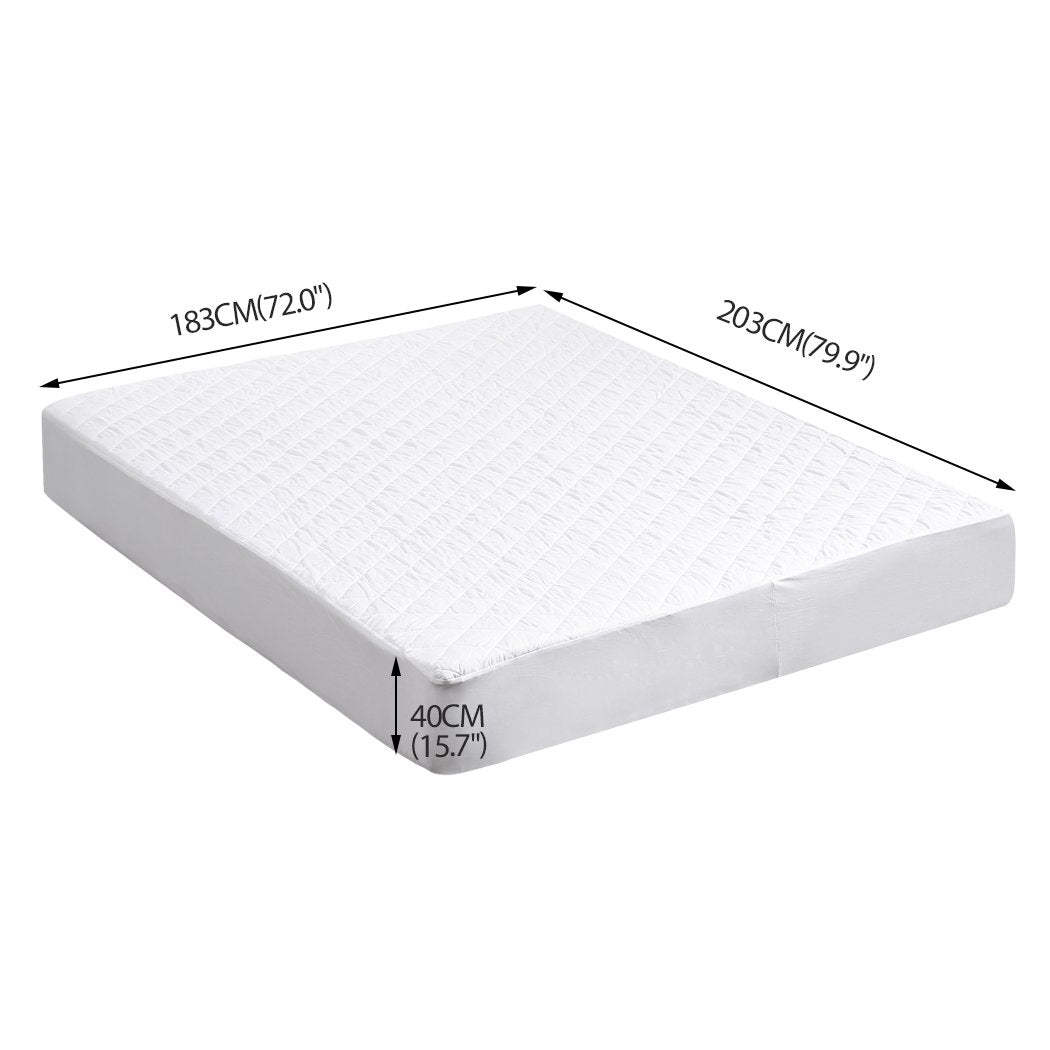 Fully Fitted Waterproof Microfiber Mattress Protector in King Size Dreamz