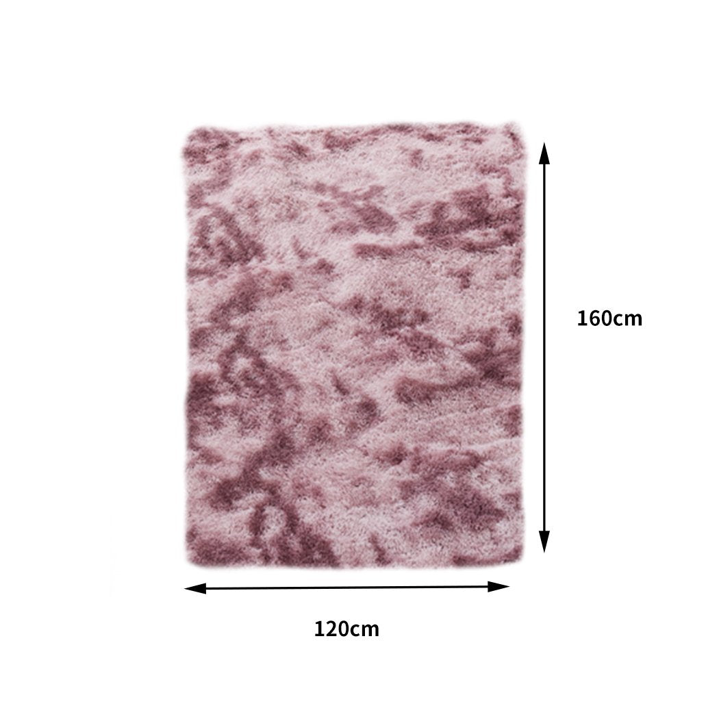 Floor Rug Shaggy Rugs Soft Large Carpet Area Tie-dyed Noon TO Dust 120x160cm Big Bedding Australia