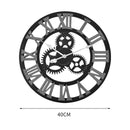 Chic Large Art Wall Clock Rustic Iron Metal Vintage Industrial luxury French Big Bedding Australia