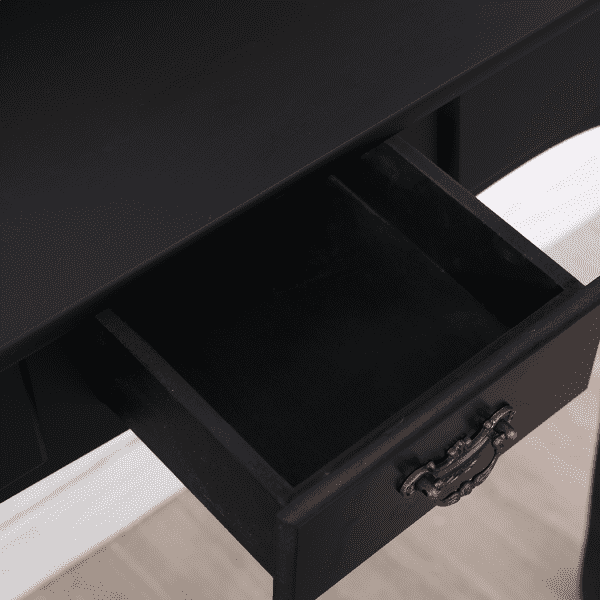 DRESSING TABLE STOOL MAKEUP MIRROR JEWELLERY ORGANIZER DRAWER CABINET Levede