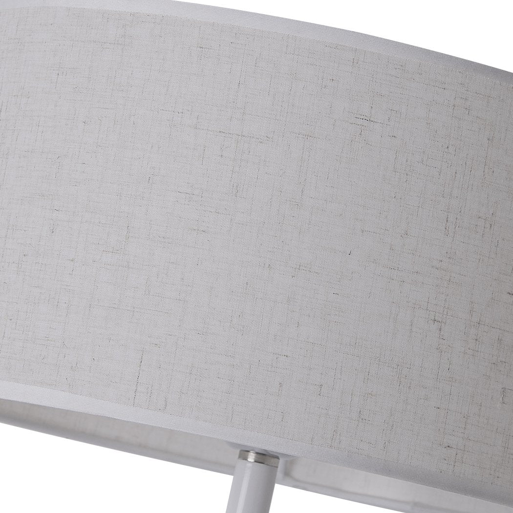 Modern LED Floor Lamp Stand Reading Light Decoration Indoor Classic Linen Fabric Big Bedding Australia