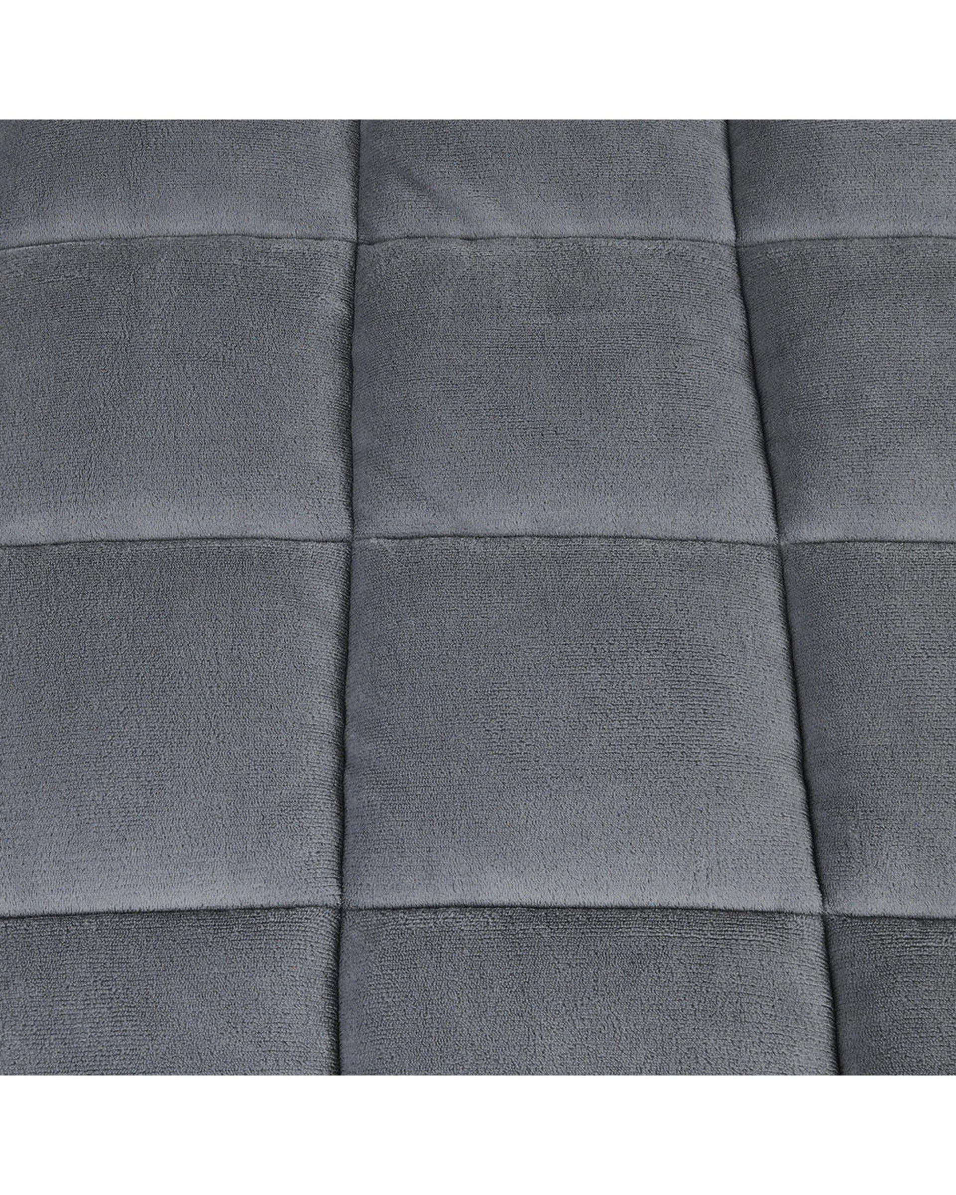 Quilt Doona Comforter Blanket Velvet Winter Warm Super King Bedding Grey Dreamz