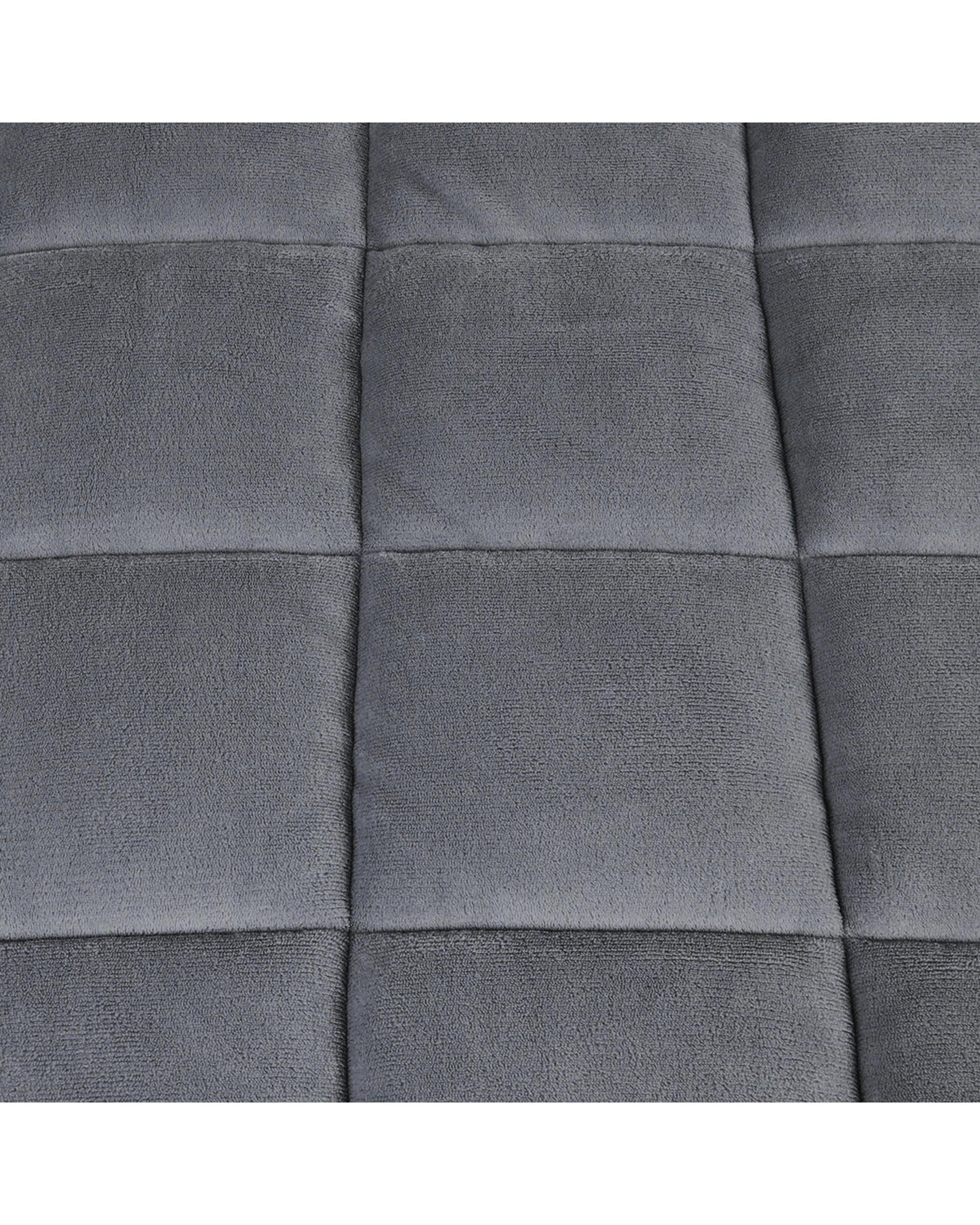 Quilt Doona Comforter Blanket Velvet Winter Warm Super King Bedding Grey Dreamz