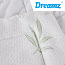 Bamboo Pillowtop Mattress Topper Protector Waterproof Cool Cover King Dreamz