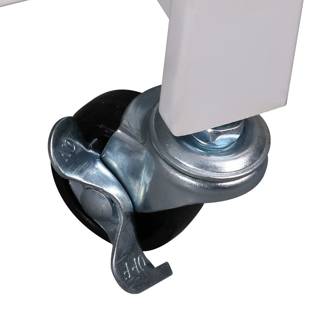 Foldable Storage Shelf Display Rack Bookshelf Bookcase Shelving Metal Organiser Big Bedding Australia