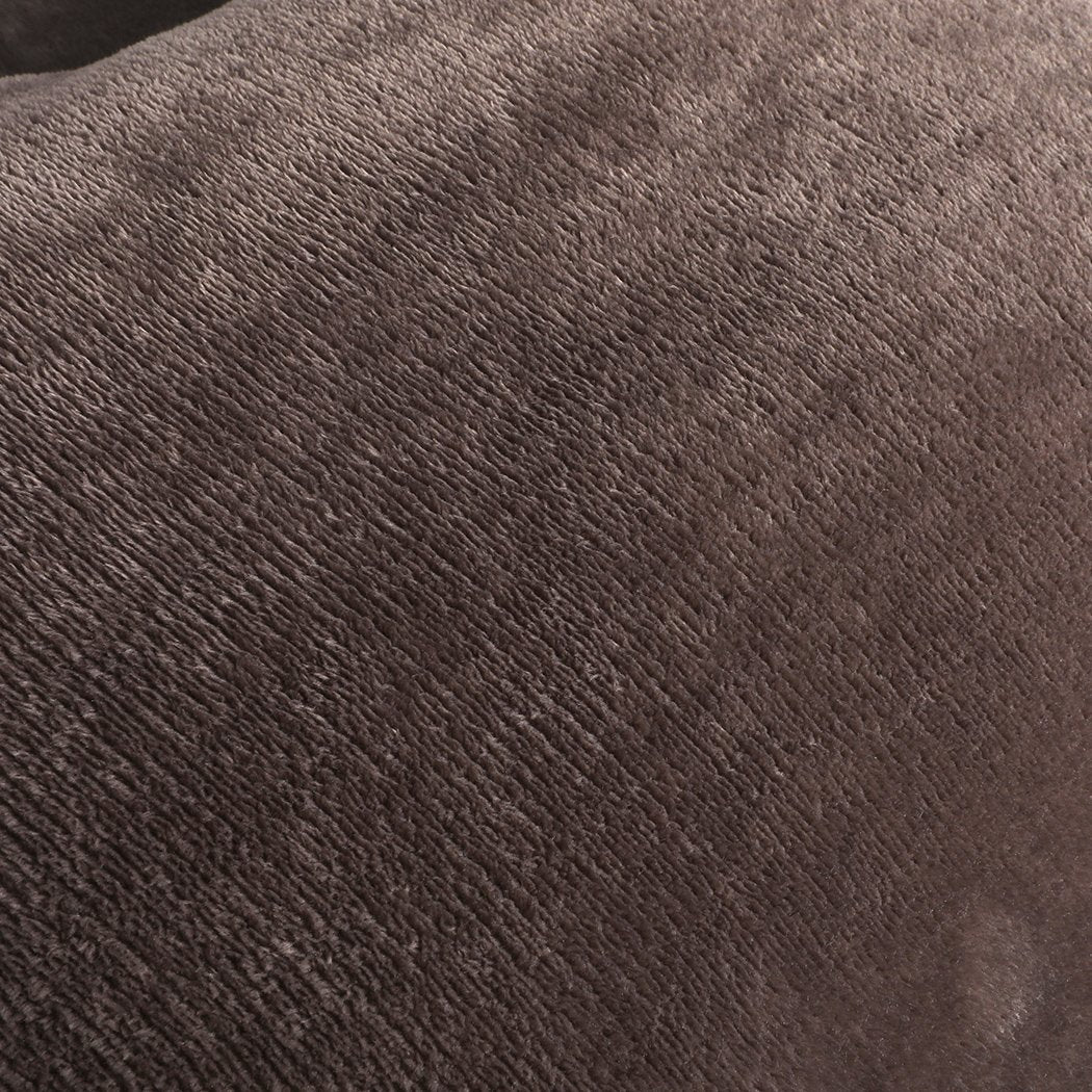 Luxury Flannel Quilt Cover with Pillowcase Mink King Big Bedding Australia