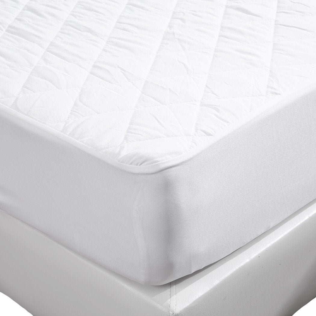 Fully Fitted Waterproof Microfiber Mattress Protector Super King Size Dreamz
