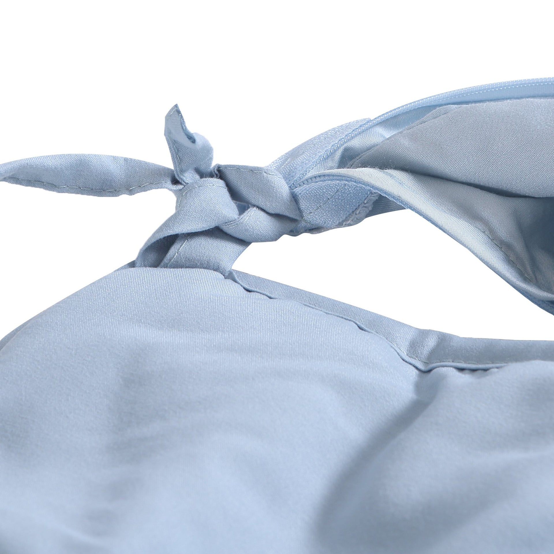 2KG Kids Anti Anxiety Weighted Blanket Bamboo Fiber Cover Pillowcase Blue Dreamz