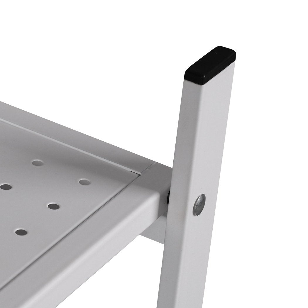 Foldable Storage Shelf Display Rack Bookshelf Bookcase Shelving Metal Organiser Big Bedding Australia