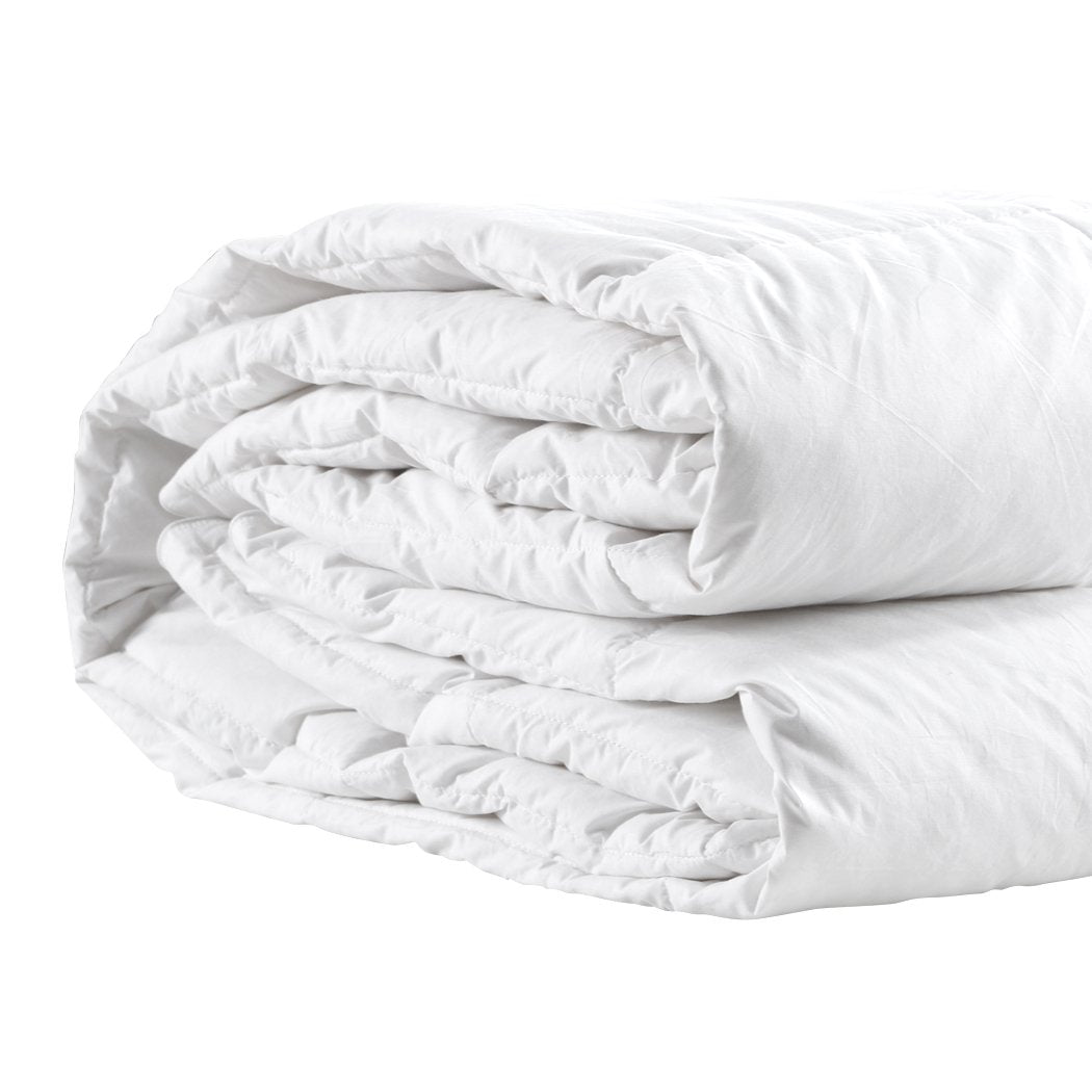 500GSM All Season Goose Down Feather Filling Duvet in Super King Size Dreamz