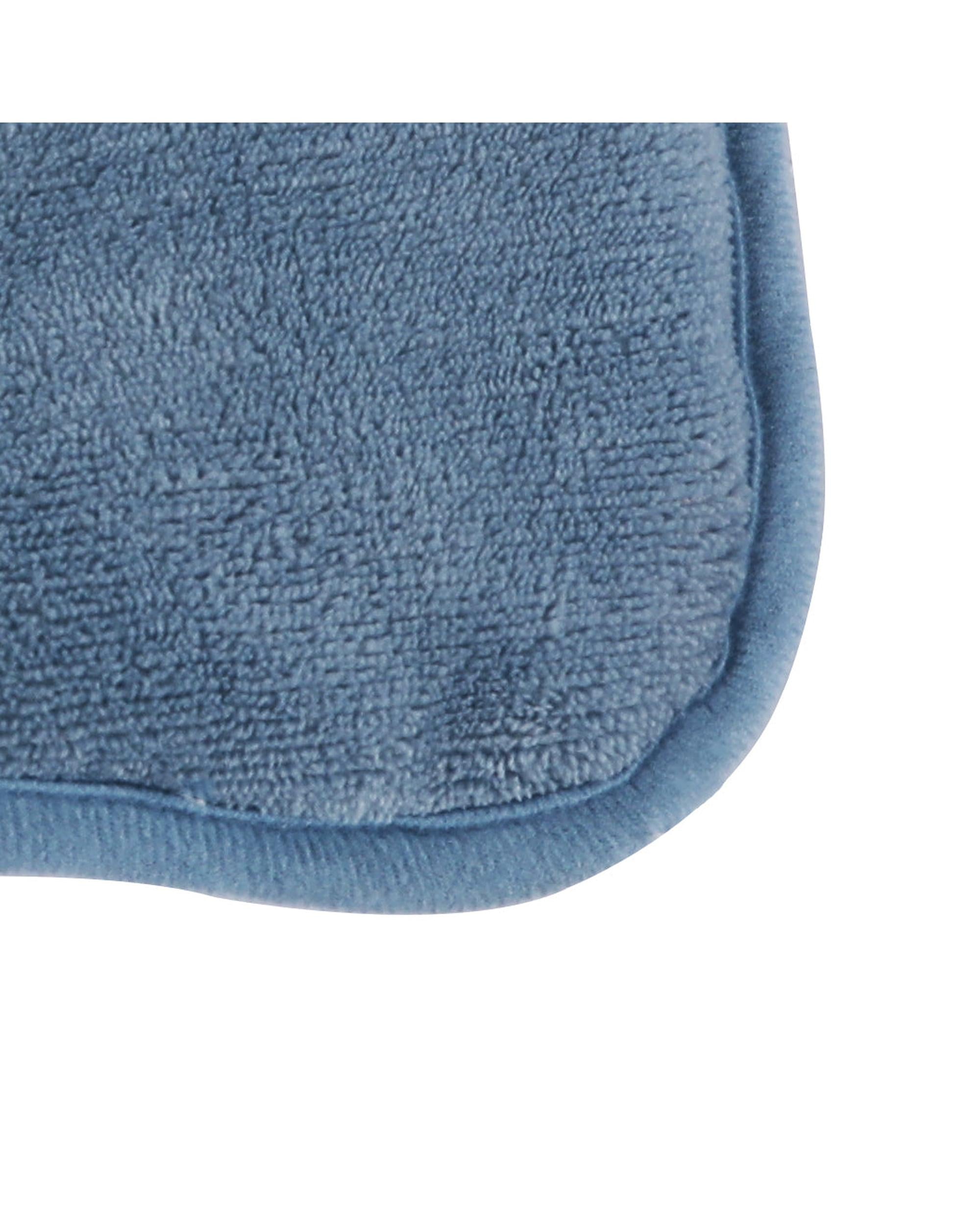 Quilt Doona Comforter Blanket Velvet Winter Warm King Bedding Blue 500GSM Dreamz