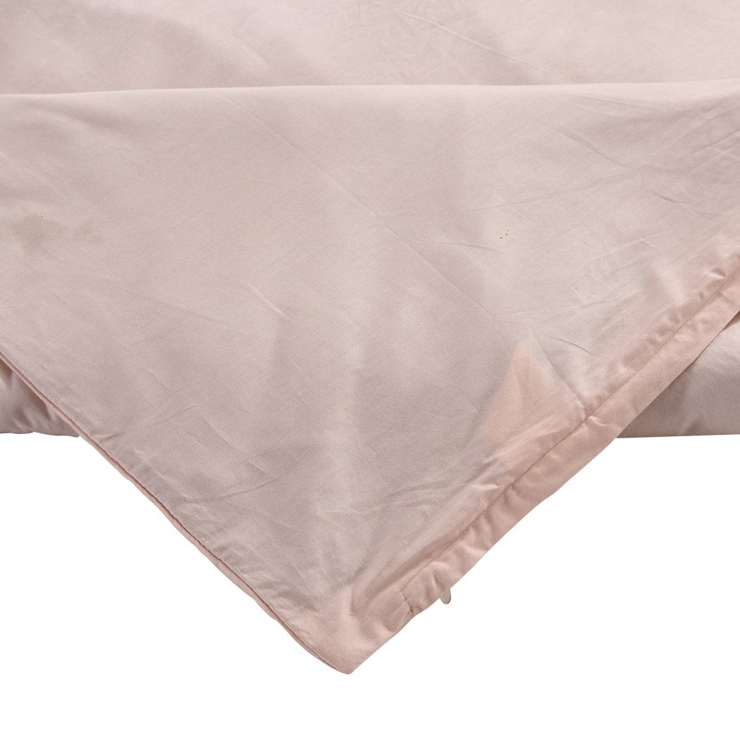 121x92cm Cotton Anti Anxiety Weighted Blanket Cover Protector Beige Dreamz