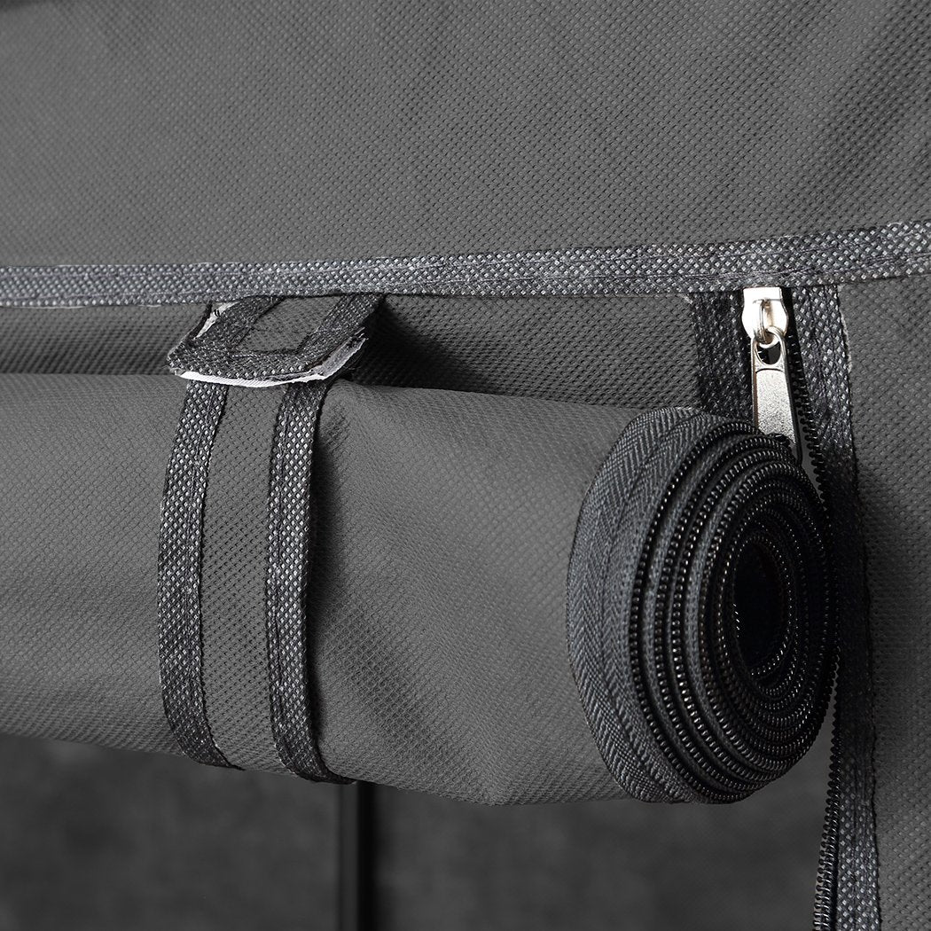 Portable Corner Clothes Closet Wardrobe Storage Organiser Rack Unit Shelf Levede