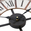 Vintage Chic Wooden Shabby Large Wall Clock Art Round Oversized Digital French Big Bedding Australia