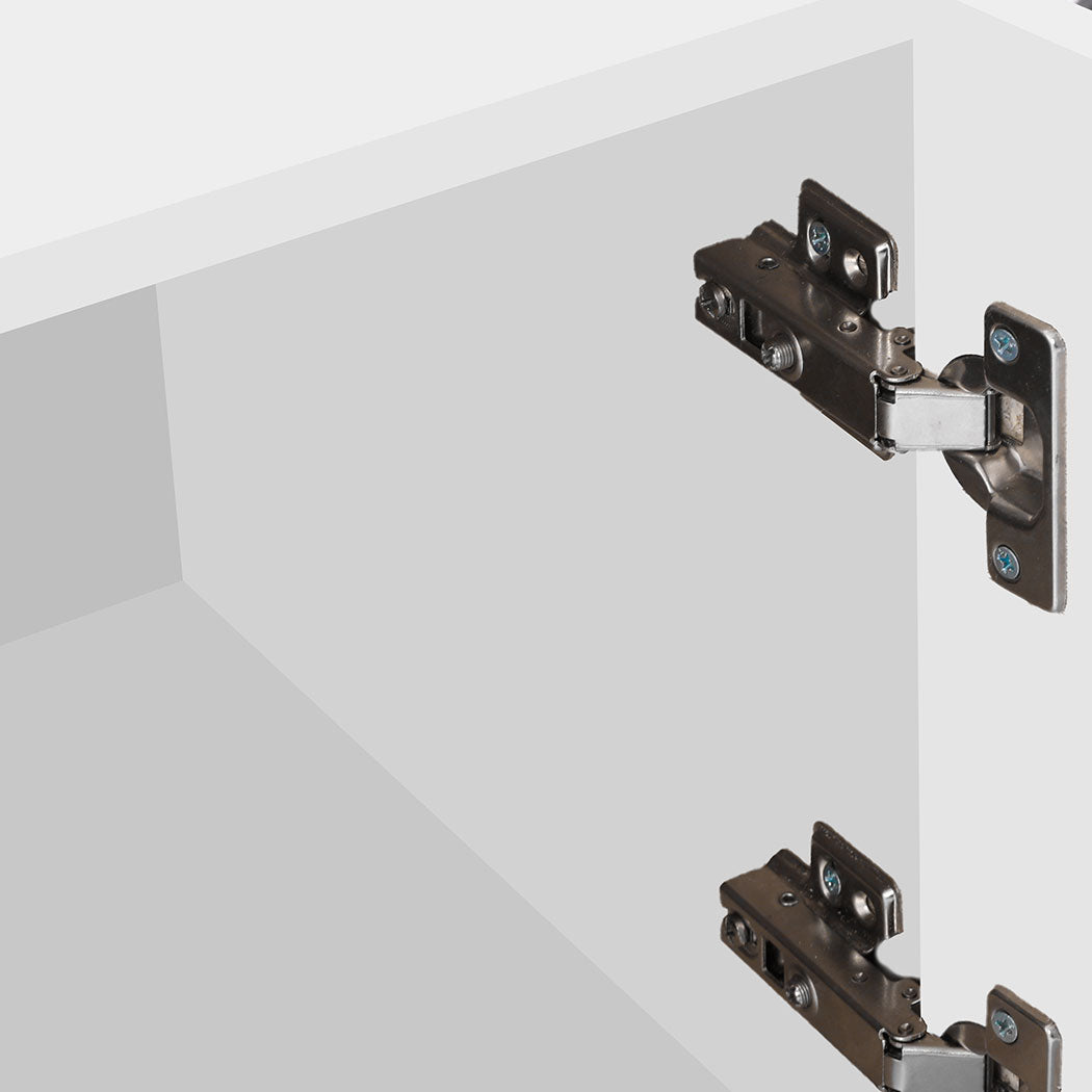 TV Cabinet Entertainment Unit Stand RGB LED Furniture Wooden Shelf 180cm Levede