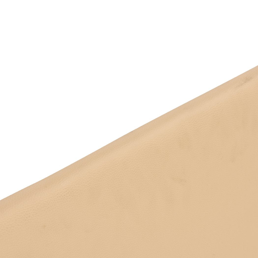 Bed Frame Bed head PU Leather With Wooden Leg Single Size Levede