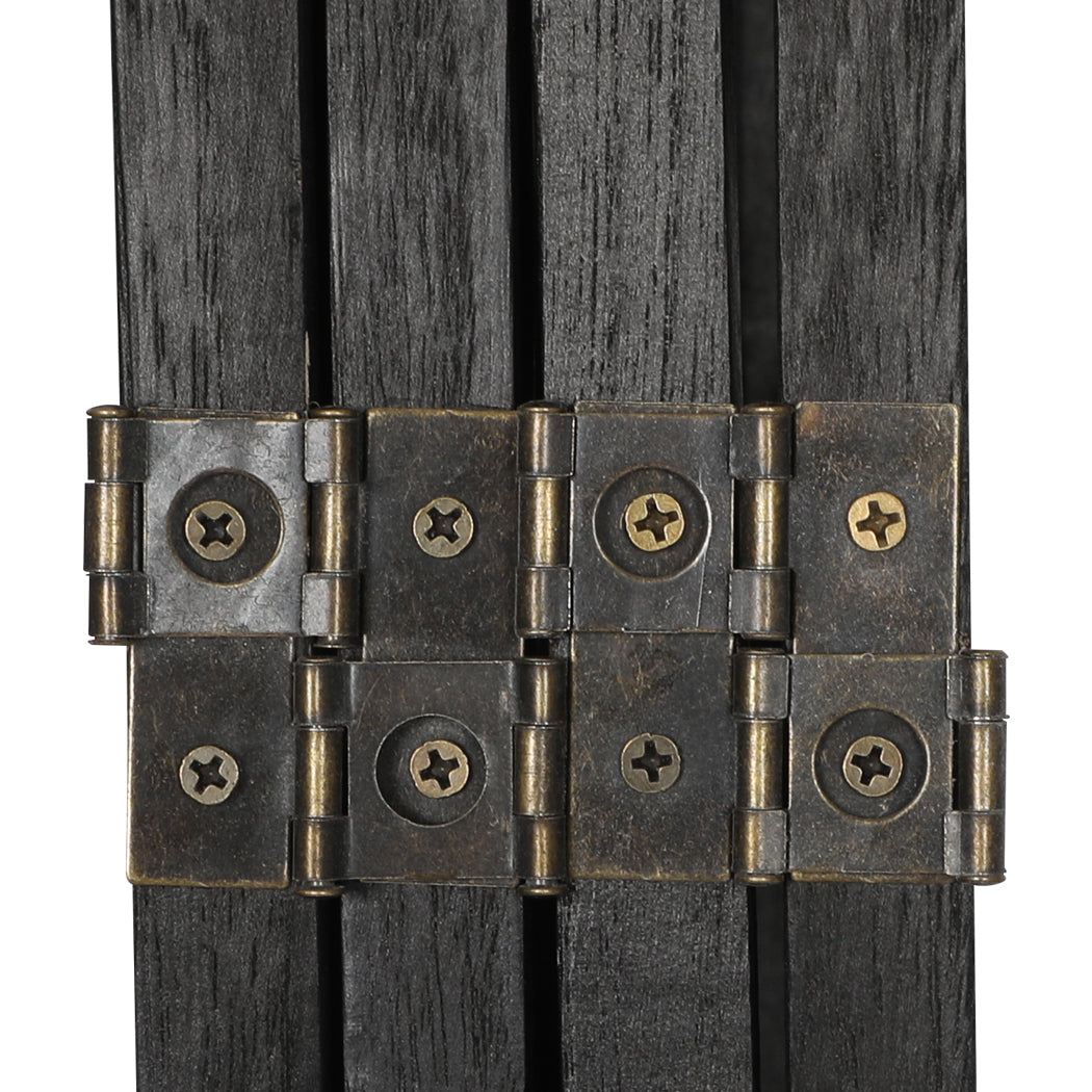 4 Panel Room Divider Folding Screen Partition Multi Sizes Wood Blcak Big Bedding Australia