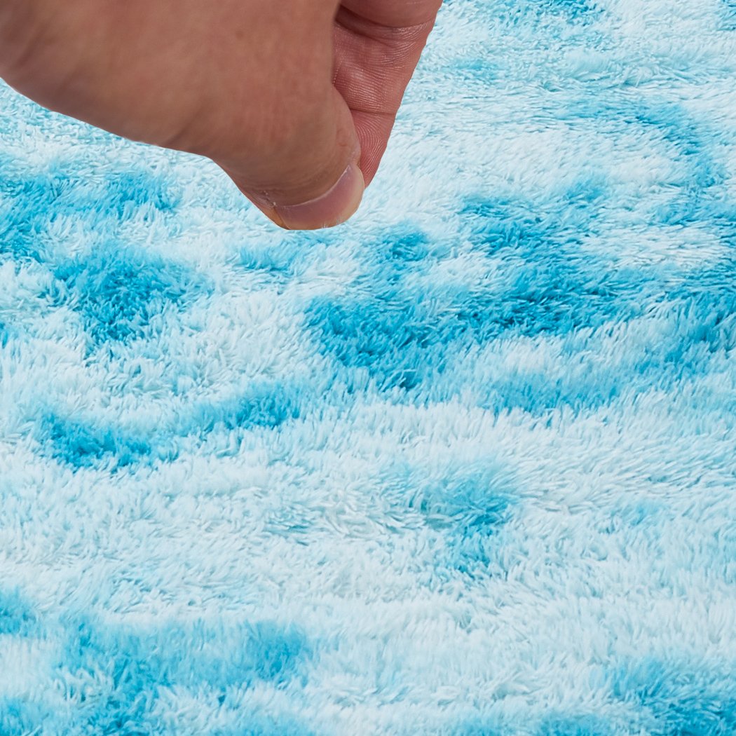Floor Rug Shaggy Rugs Soft Large Carpet Area Tie-dyed Maldives 200x300cm Big Bedding Australia