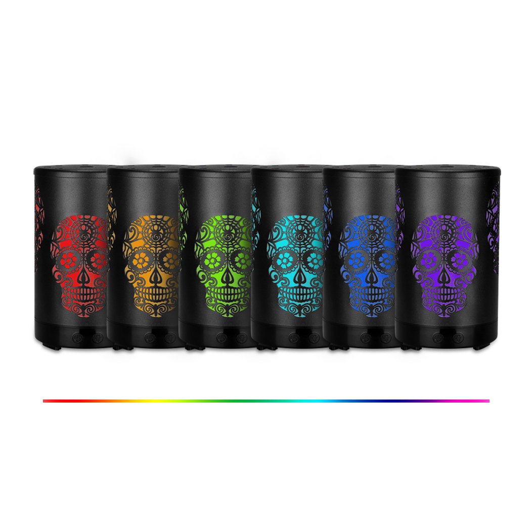 Aroma Diffuser Aromatherapy Ultrasonic Humidifier Essential Oil Purifier Skull Big Bedding Australia