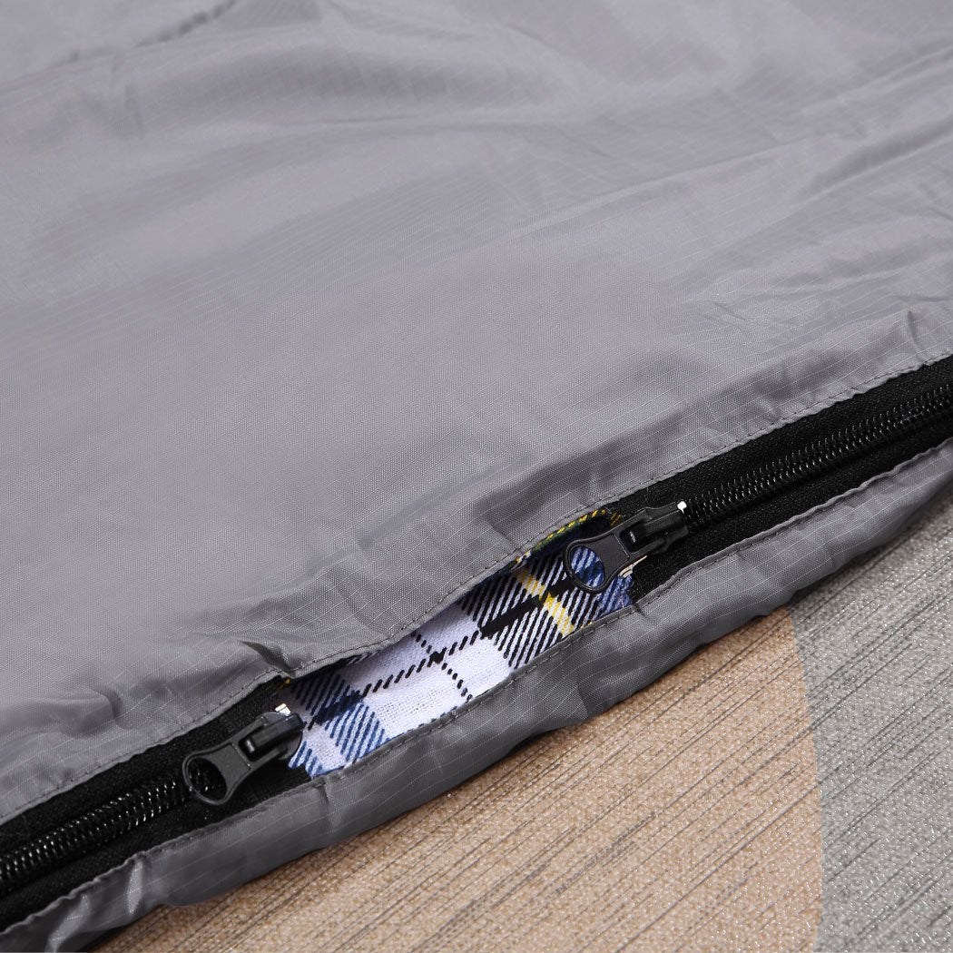 -10Â°C Double Indoor Outdoor Adult Camping Hiking Envelope Sleeping Bag Mountview