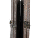 4 Panel Room Divider Folding Screen Privacy Dividers Stand Wood Brown Big Bedding Australia