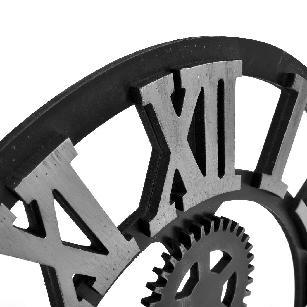 Chic Large Art Wall Clock Rustic Iron Metal Vintage Industrial luxury French Big Bedding Australia