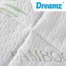 Bamboo Pillowtop Mattress Topper Protector Waterproof Cool Cover King Dreamz