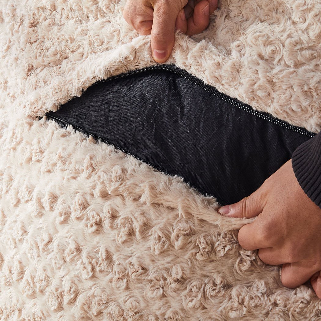 Bean Bag Refill Chairs Couch Extra Large Lounger Indoor Lazy Sofa Cream Big Bedding Australia