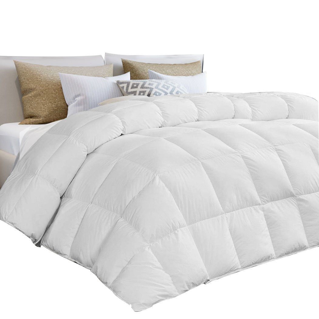 All Season Quilt Siliconized Fiberfill Duvet Doona Summer Winter Double Big Bedding Australia