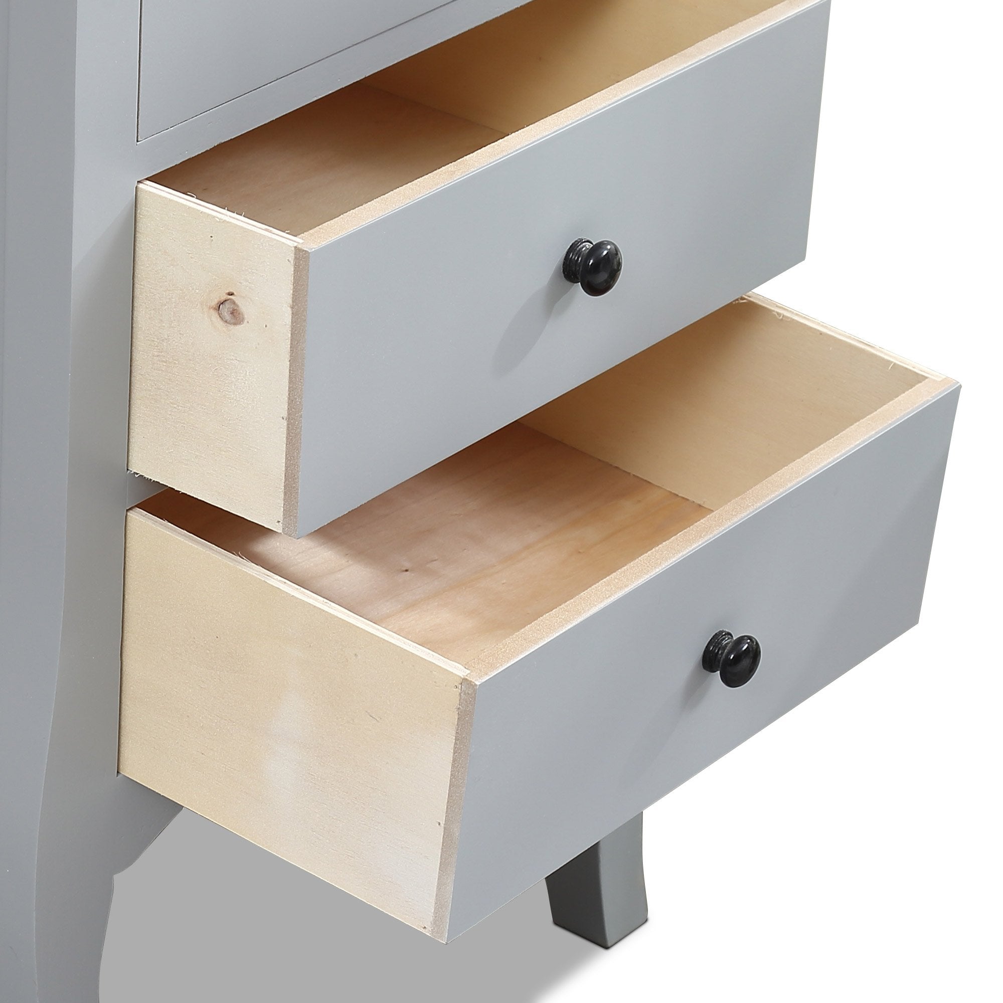 Bedside Tables Chest of 3 Drawer Storage Cabinet Bedroom Furniture Levede