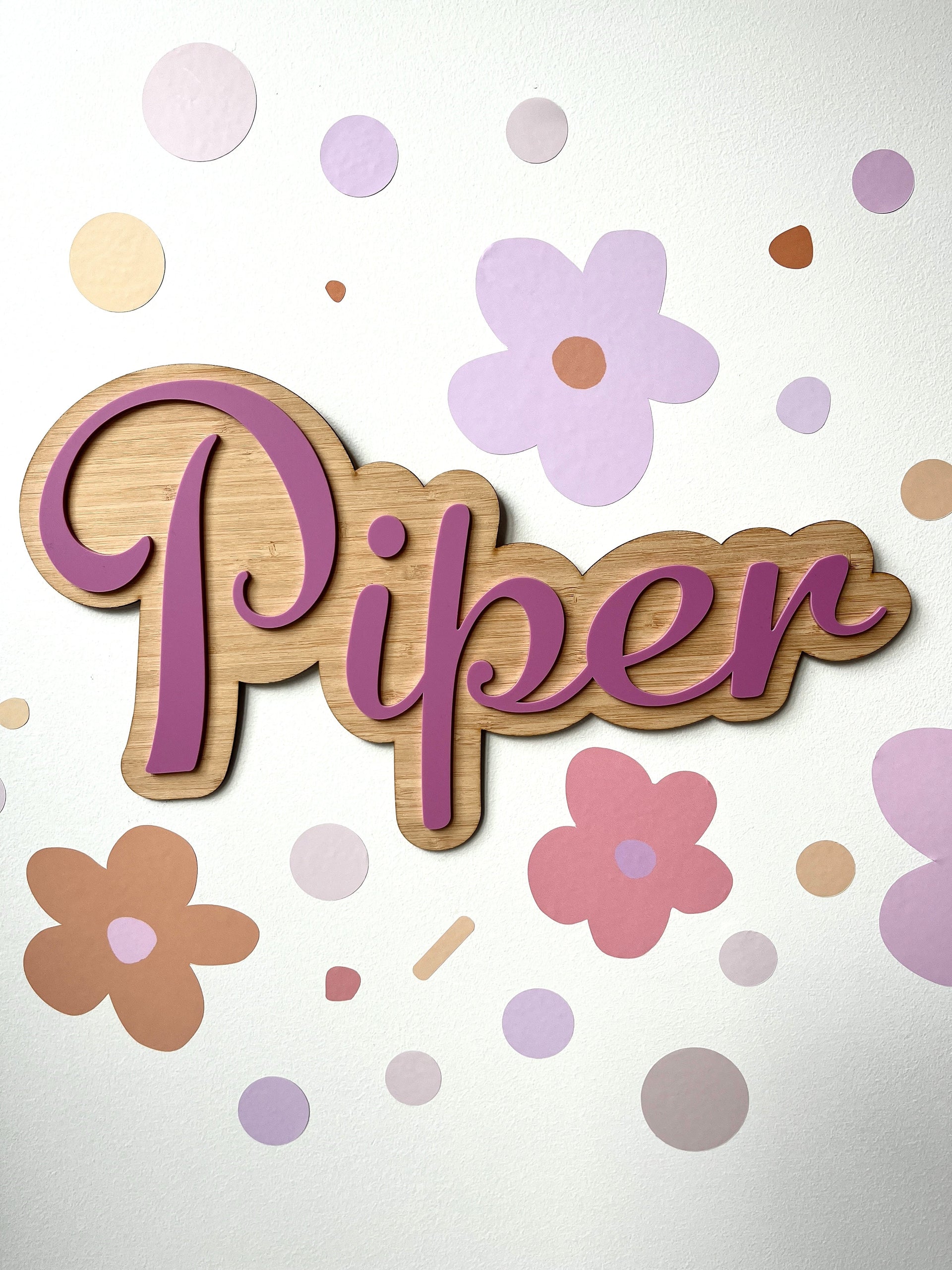 Candy Flowers Polka Art Prints