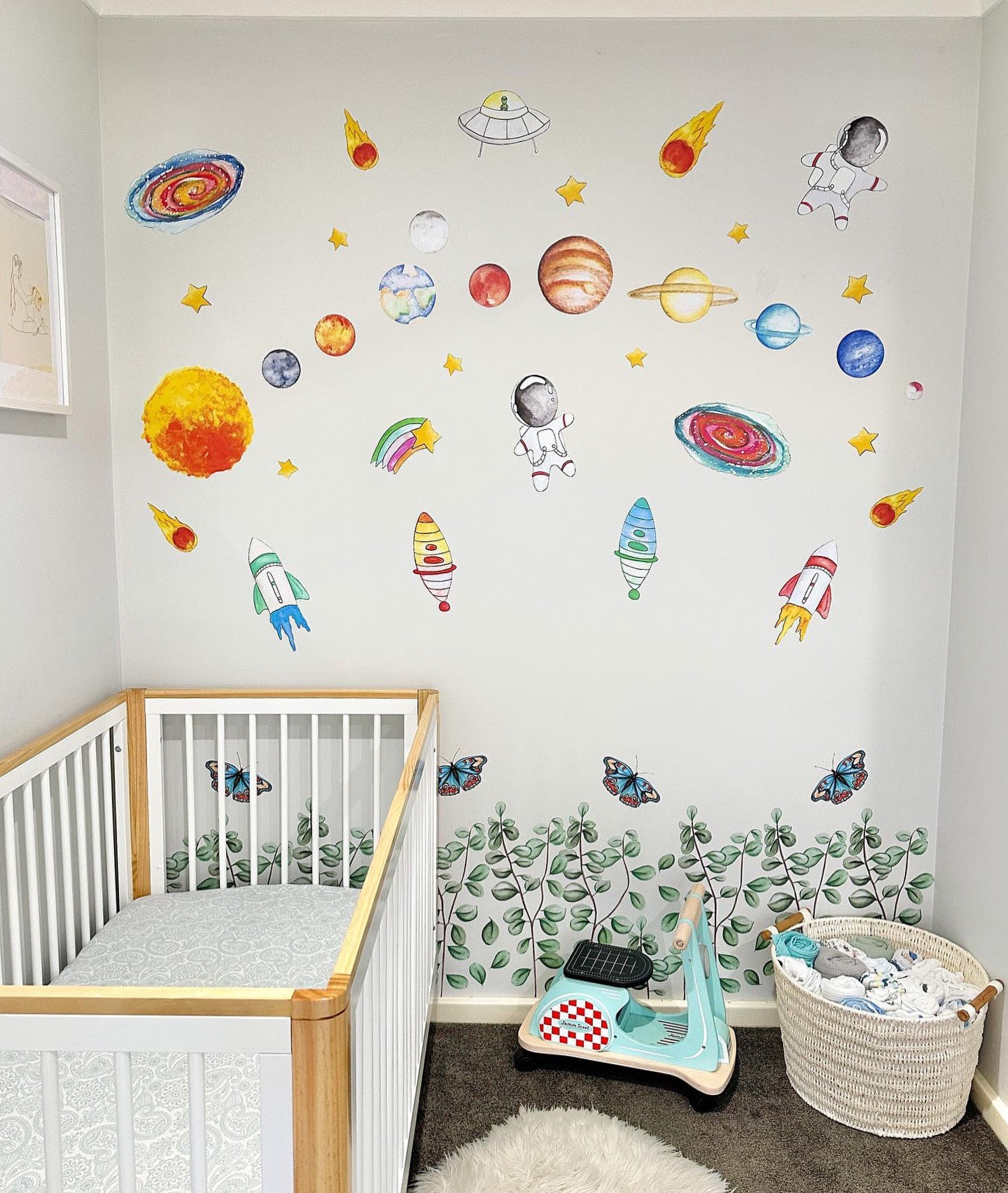 Space Extras Wall Decals Polka Art Prints