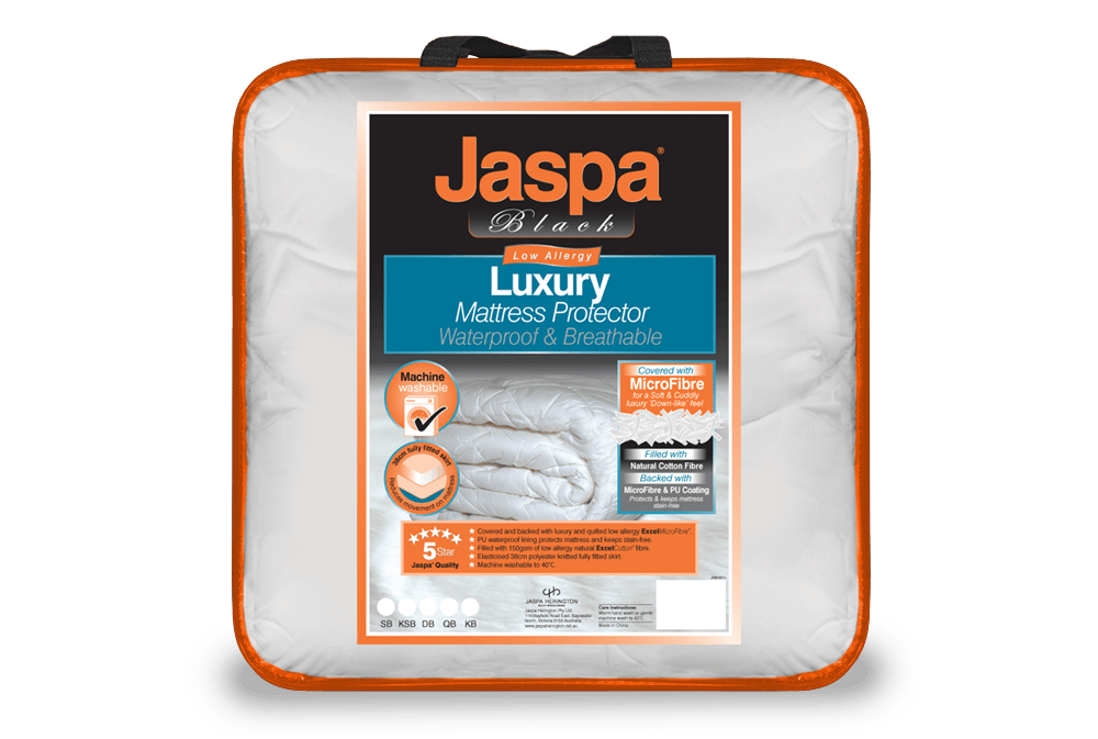 Jaspa Black Mattress Protector Jaspa Black Luxury Waterproof Mattress Protector