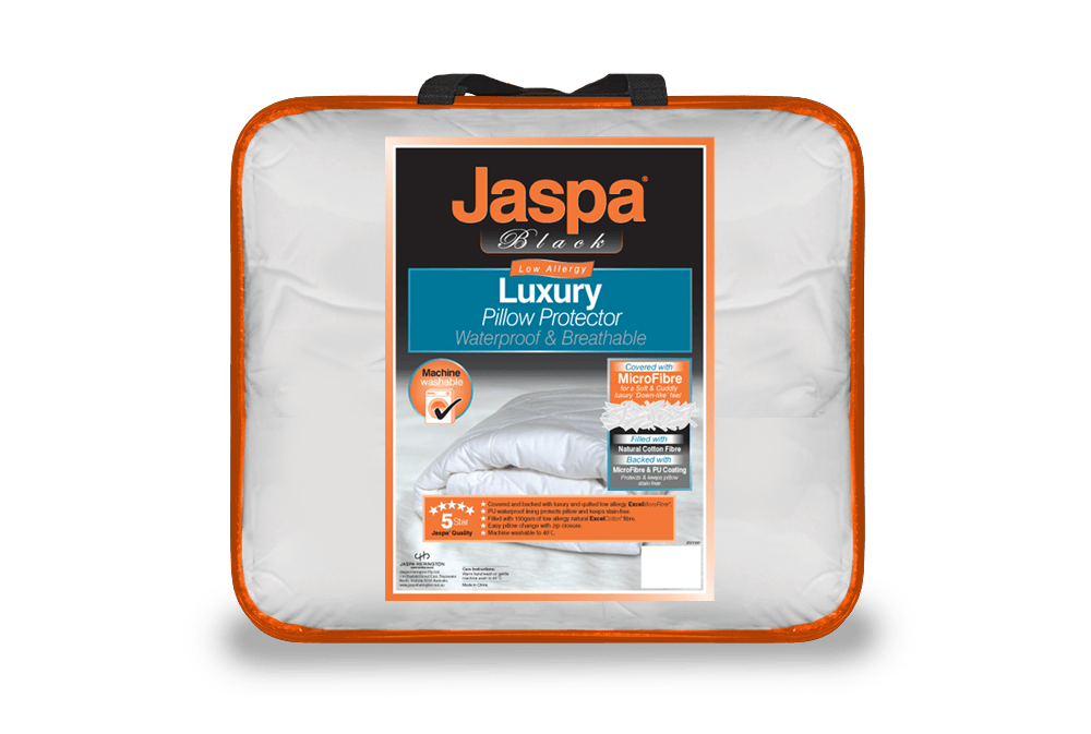 Jaspa Black Pillowcase Jaspa Black Luxury Waterproof Pillow Protector