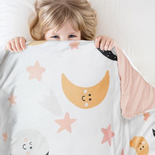 Jelly Bean Kids Weighted Blanket Jelly Bean Kids ADURA  Weighted Blanket - PINK & CHAMBRAY