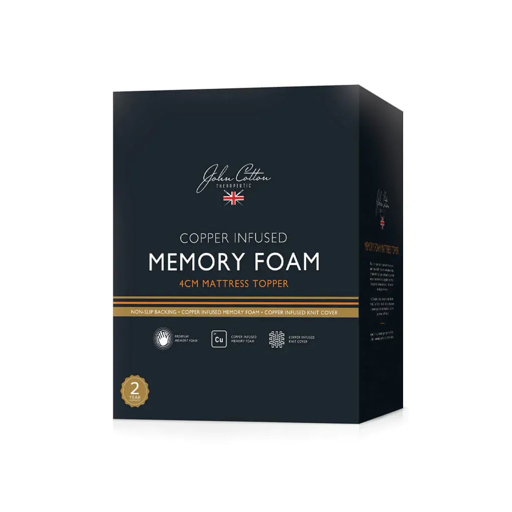 John Cotton Mattress Topper John Cotton Copper Infused Memory Foam Mattress Topper