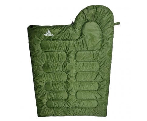 Kiliroo Outdoor Sleeping KILIROO Sleeping Bag 500GSM Army Green