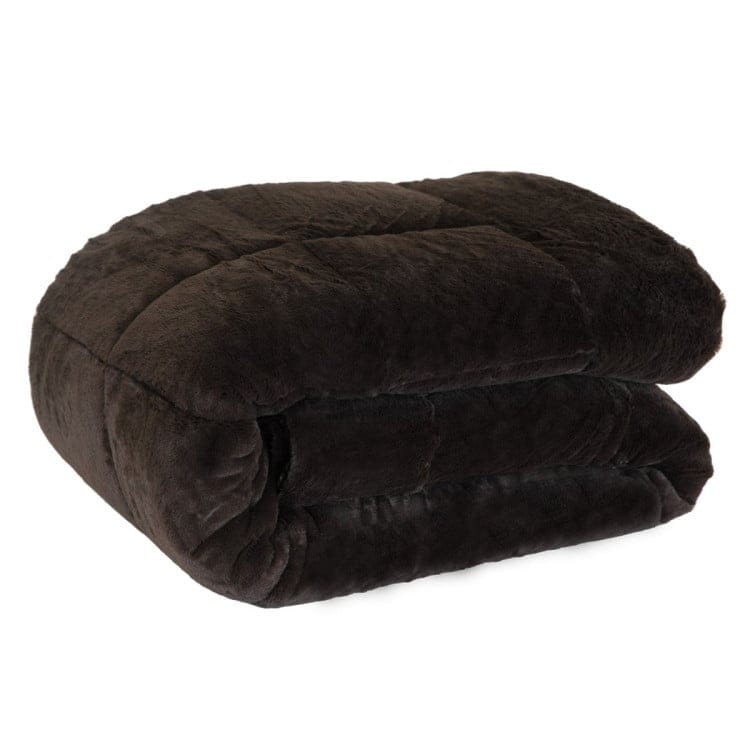 Laura Hill Comforter LAURA HILL 500GSM FAUX MINK QUILT COMFORTER DOONA