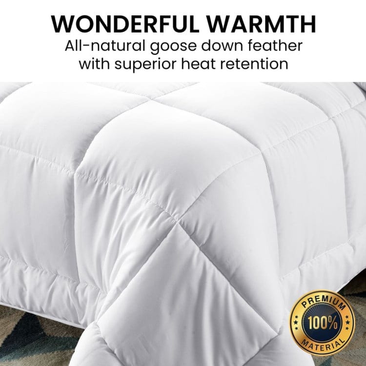 Laura Hill Duvet/Quilt LAURA HILL 500GSM GOOSE DOWN FEATHER COMFORTER DOONA