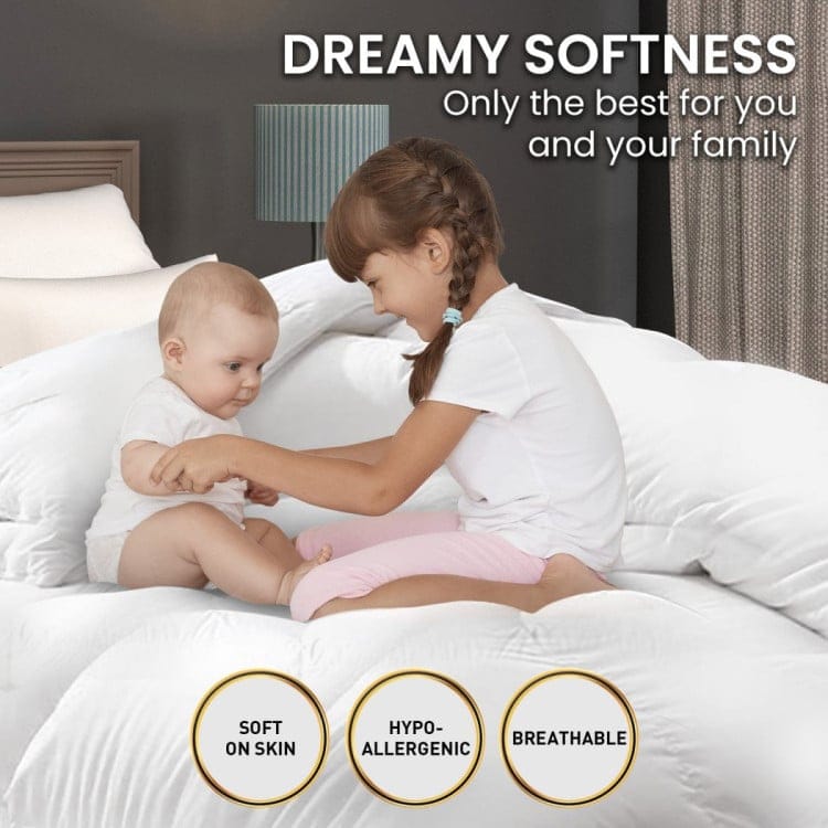 Laura Hill Duvet/Quilt LAURA HILL 800GSM GOOSE DOWN FEATHER COMFORTER DOONA