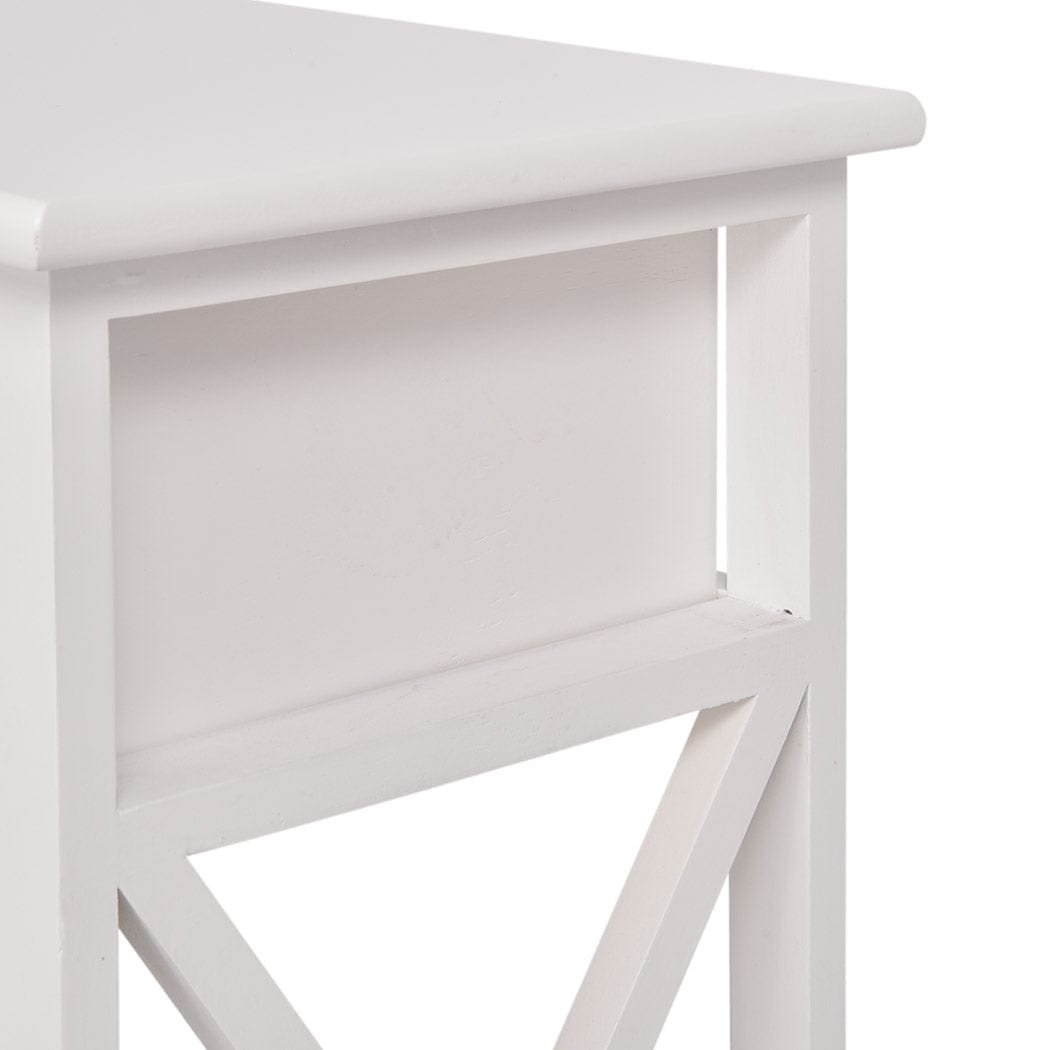 Levede Bedside Table 2x Bedside Tables Drawers Side Table Storage Cabinet Nightstand Bedroom