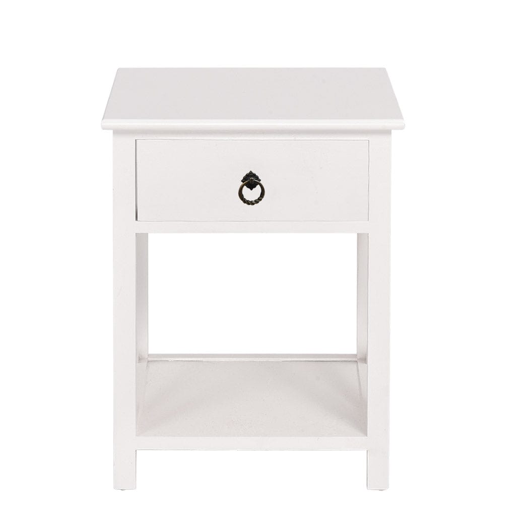 Levede Bedside Table 2x Bedside Tables Drawers Side Table Storage Cabinet Nightstand Bedroom