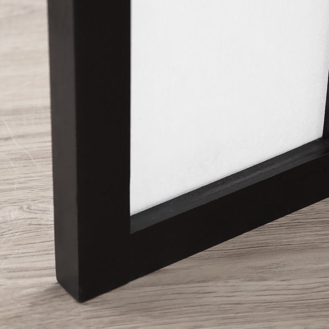 Levede Room Divider 3 Panel Room Divider Privacy Screen Door Pine Wood Stand Fringe