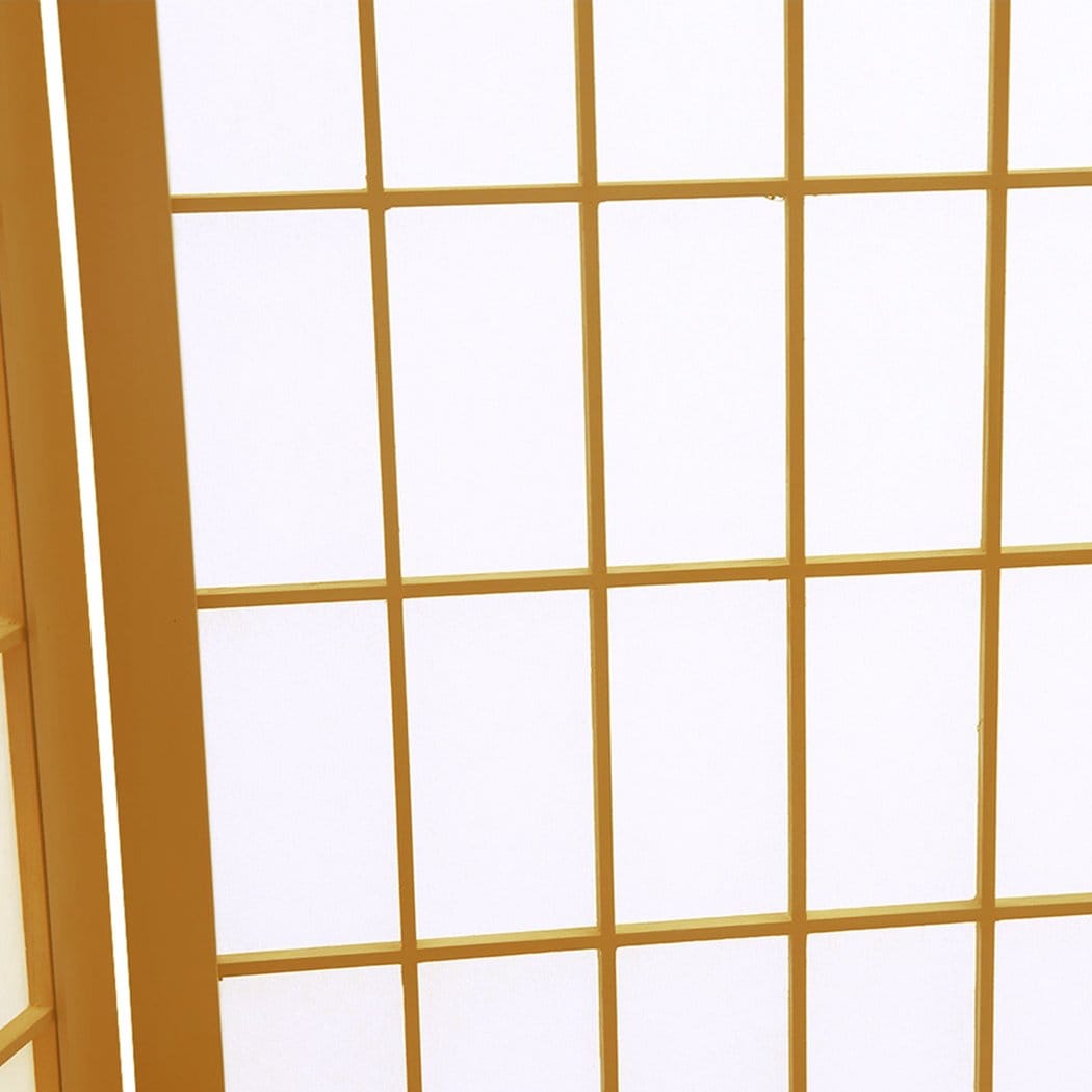 Levede Room Divider 6 Panel Free Standing Foldable  Room Divider Privacy Screen Wood Frame