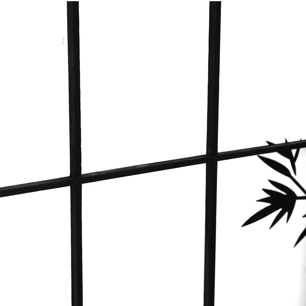 Levede Room Divider 8 Panel Free Standing Foldable  Room Divider Privacy Screen Bamboo Print