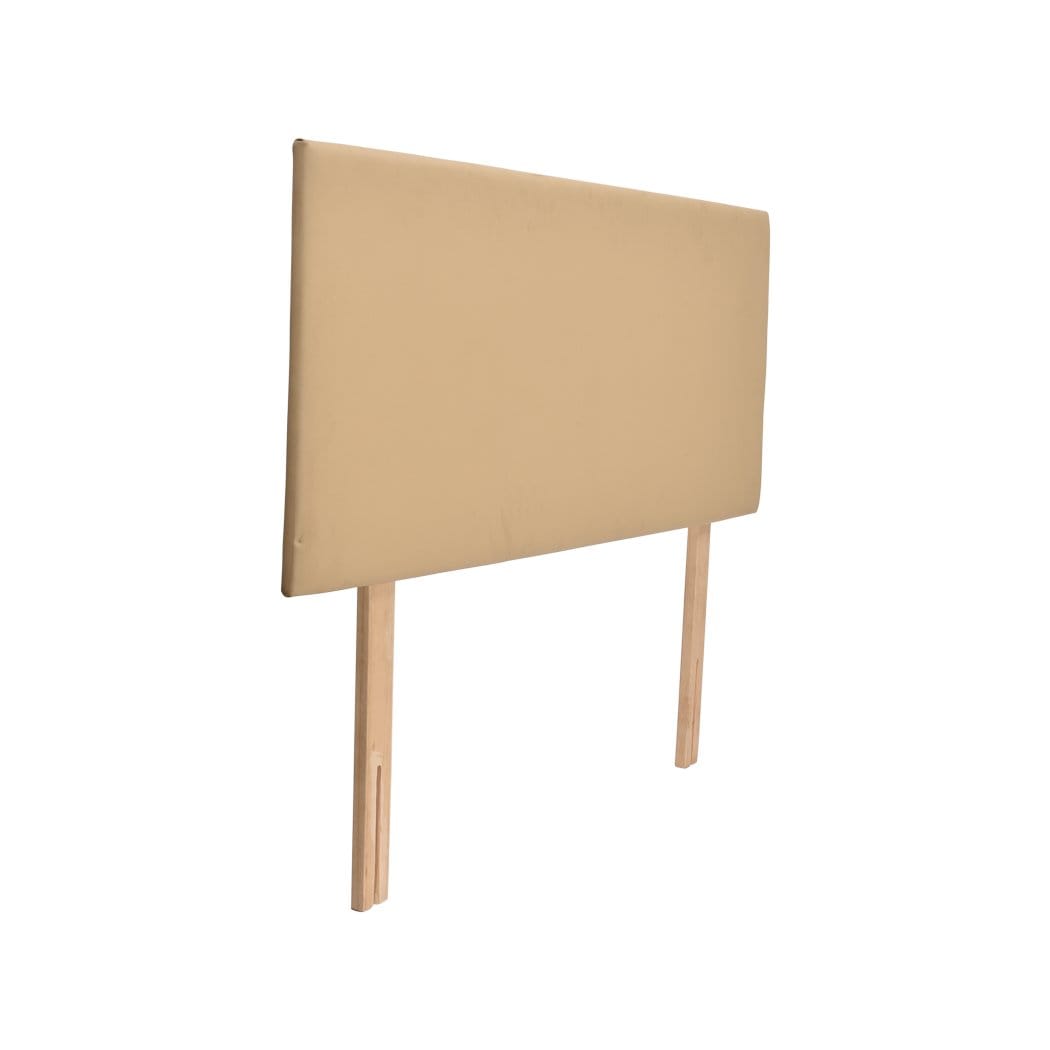 Levede Bedhead Bed Frame Bed head PU Leather With Wooden Leg Single Size