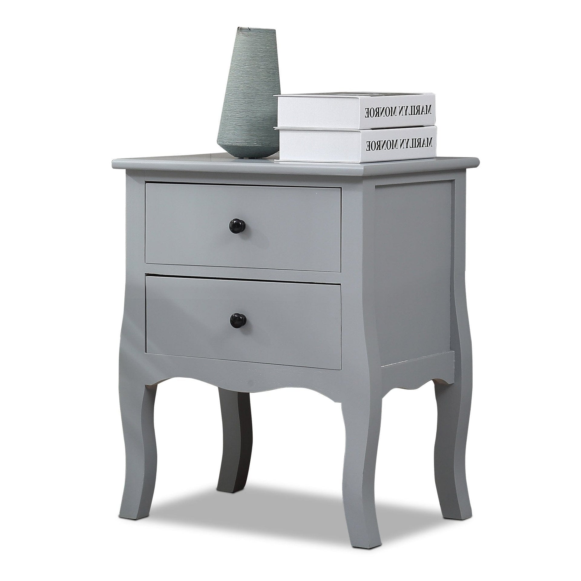 Levede Chest of Drawers Bedside Tables Chest of 2 Drawer Storage Cabinet Bedroom Furniture